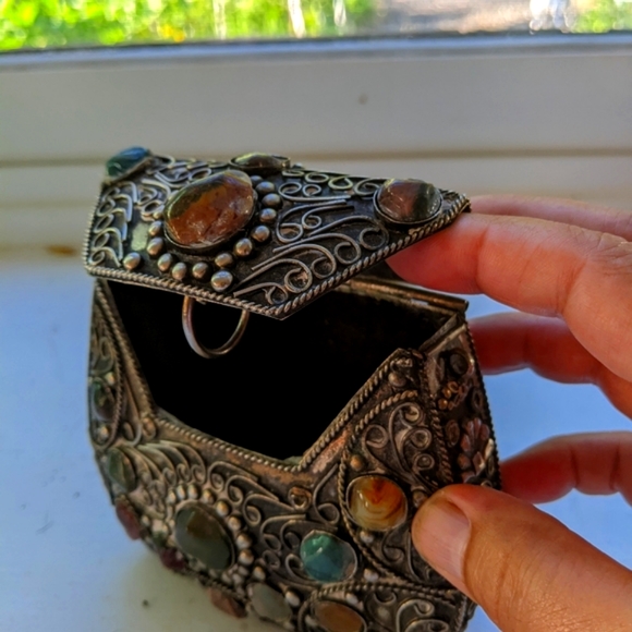 metal and quartz wallet 4" high and 4" wedth - Picture 5 of 6